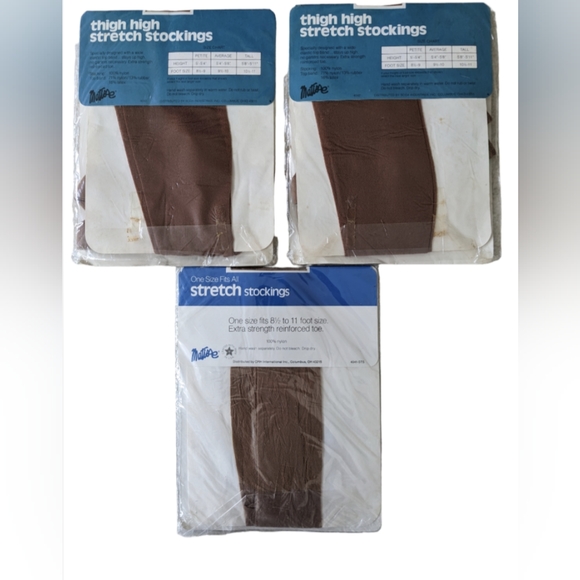 Vintage Matisse thigh high stockings tall and one size fits all Deadstock - Picture 2 of 3